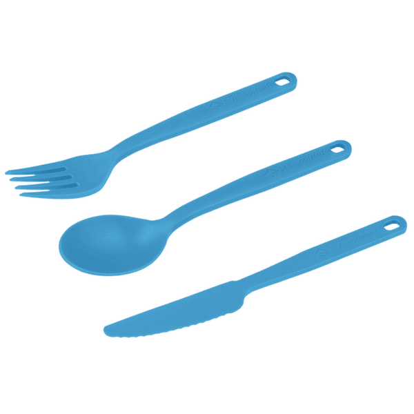 Zestaw Sea to Summit Camp Cutlery Set 3 Piece Cendre Blue