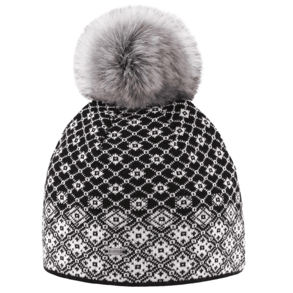 Czapki Kama Knitted Merino beanie A158 black 110