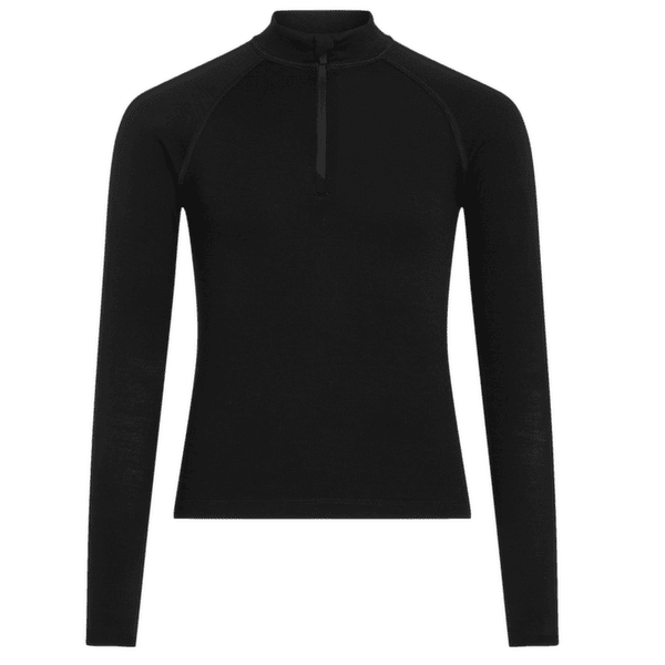 Koszulka z długim rękawem Icebreaker Merino 260 Oasis LS Half Zip Kids Black