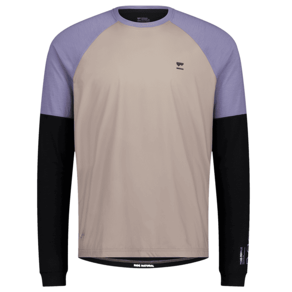 Bluza Mons Royale Tarn Merino Bike Wind Jersey Cinder / Blue Granite / Black