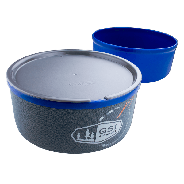 Zestaw GSI Ultralight Nesting Bowl + Mug Blue