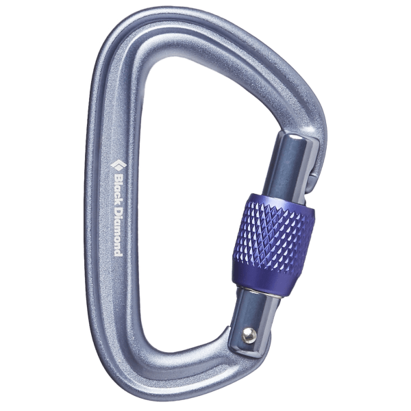 Karabinek wspinaczkowy Black Diamond LITEFORGE SCREWGATE Gray