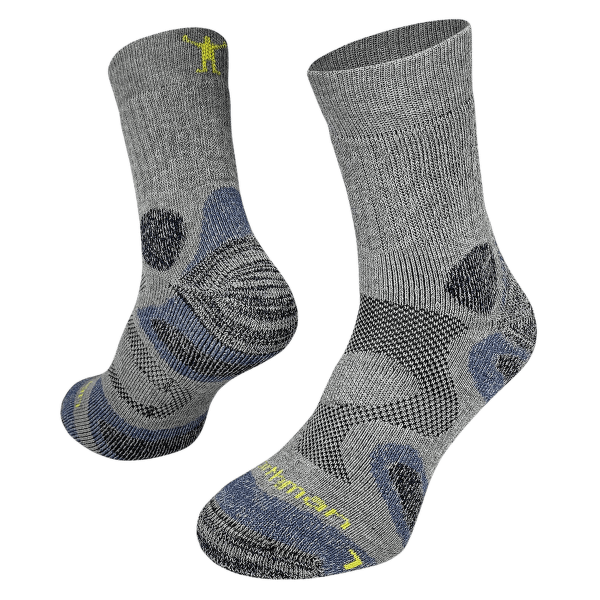 Skarpety Northman Trekking Mid Merino Kid Šedá/Modrá