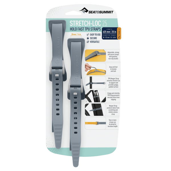 Pasek Sea to Summit Stretch-Loc 25 - 20mm x 625mm 2 Pack Dusk (DSK)