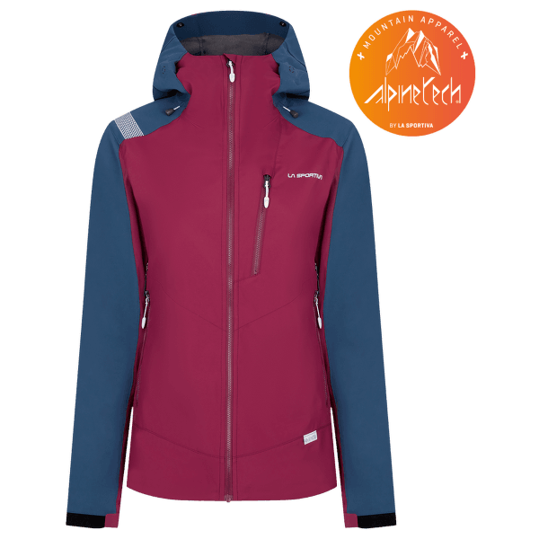 Kurtka La Sportiva ALPINE GUIDE SOFTSHELL JACKET Women Red Plum/Opal