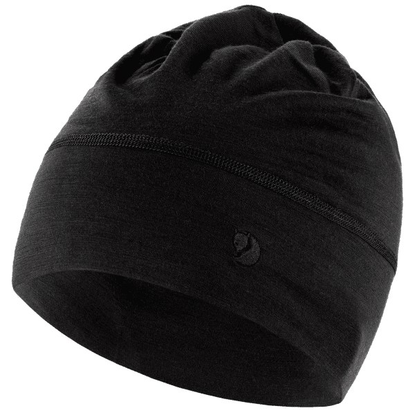 Czapki Fjällräven Abisko Lite Wool Beanie Black