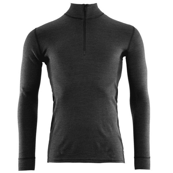 Koszulka z długim rękawem Aclima WarmWool Mock Neck Shirt Men Marengo/Jet Black