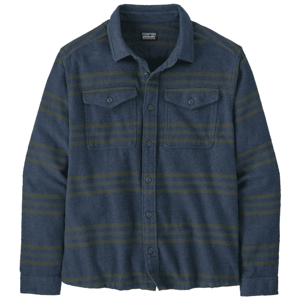Koszula z długim rękawem Patagonia Fjord Flannel Shirt Men Treelined: Smolder Blue