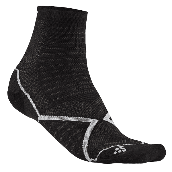 Skarpety Craft ADV Run Warm Sock 999900 Black/White