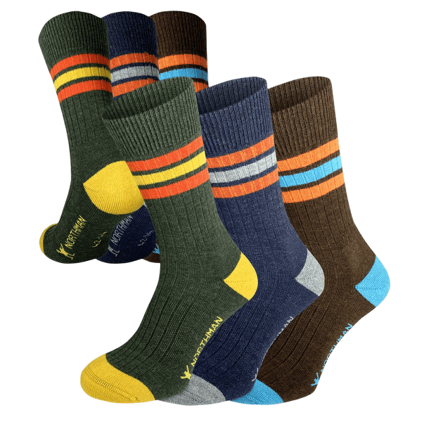 Skarpety Northman Larvik merino 3-pack 567_mix barev