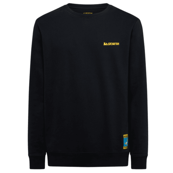 Bluza La Sportiva CLIMBING ON THE MOON Sweatshirt Men Nero/Giallo