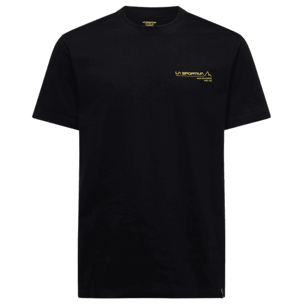 Koszulka z krótkim rękawem La Sportiva SINCE 1928 T-SHIRT Men Black/Yellow
