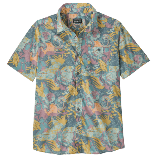 Koszulka z krótkim rękawem Patagonia Go To Shirt Men Moon Tripper: Blue Sage