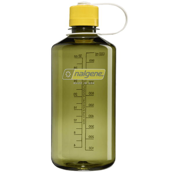 Butelka Nalgene Narrow-Mouth 1000 mL Sustain Oil Green w/Freesia
