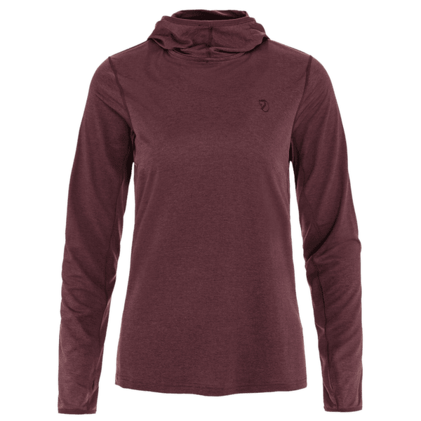Koszulka z długim rękawem Fjällräven Abisko Sun-hoodie Women Port