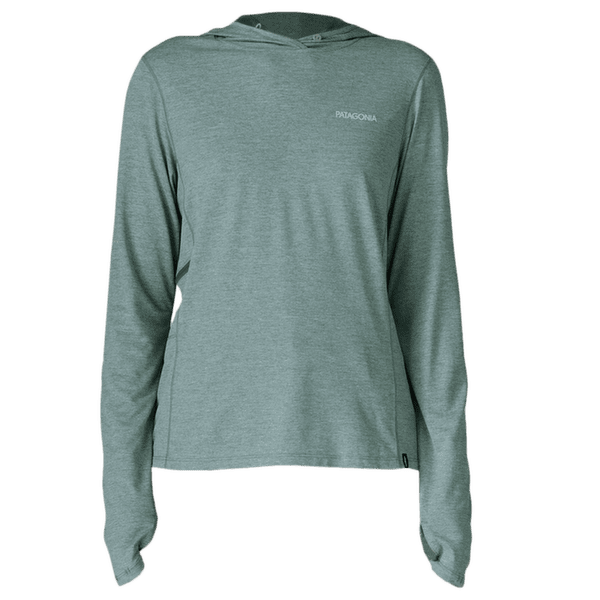 Koszulka z długim rękawem Patagonia Cap Cool Sun Hoody Peak Visions Women Nouveau Green - Blue Sage X-Dye