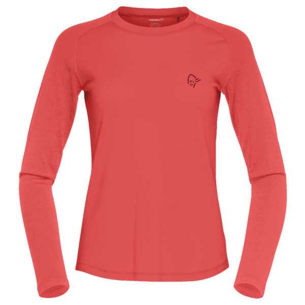 Koszulka z długim rękawem Norrona femund pureUll Long Sleeve Women Baked Apple