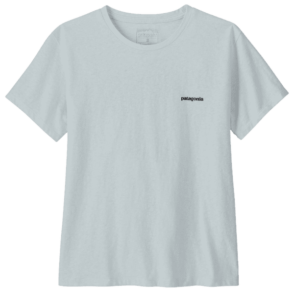Koszulka z krótkim rękawem Patagonia P-6 Logo Responsibili-Tee Women Fiber White