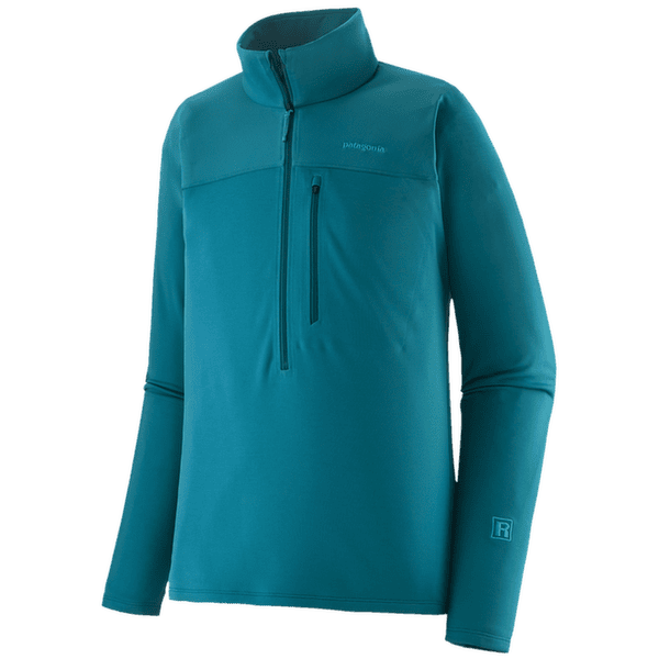 Pulower Patagonia R1 ULTRALIGHT 1/2 ZIP Men Glacial Blue