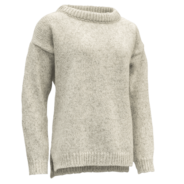 Sweter Devold NANSEN SWEATER SPLIT SEAM Women 770A GREY MELANGE