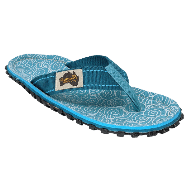 Klapki Gumbies Gumbies Islander Turquoise Swirls Turquoise Swirls