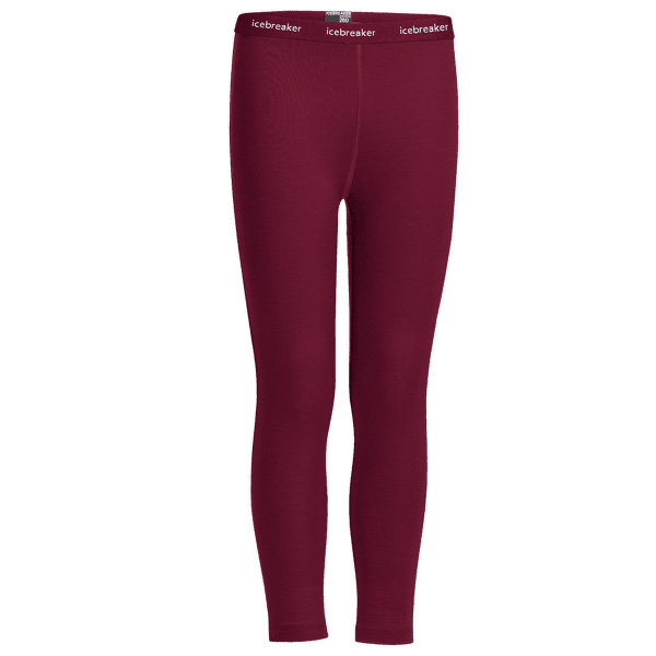 Legginsy Icebreaker Tech Leggings Kids CHERRY