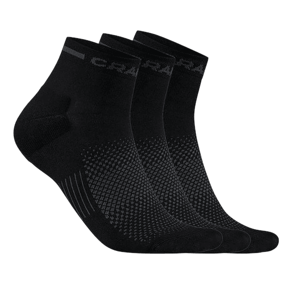 Skarpety Craft Core Dry Mid 3p Sock 999000 Black