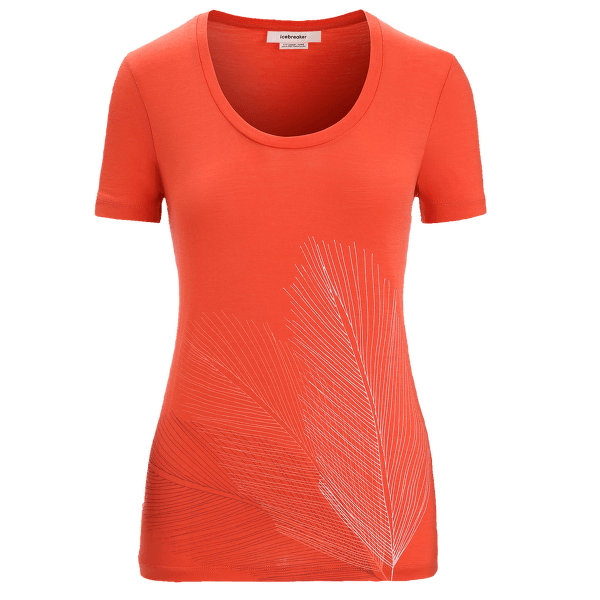Koszulka z krótkim rękawem Icebreaker Tech Lite II SS Scoop Tee Plume Women VIBRANT EARTH