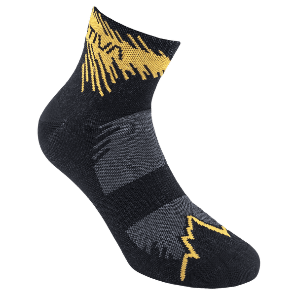 Skarpety La Sportiva Fast Running Socks Black/Yellow