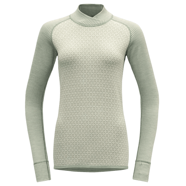Koszulka z długim rękawem Devold Kvitegga Merino 230 Cross Neck Women 010A RAW WHITE