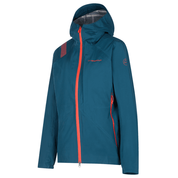 Bunda La Sportiva CRIZZLE EVO SHELL™ Jacket Women Storm Blue/Cherry Tomato