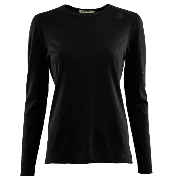 Koszulka z długim rękawem Aclima LightWool Undershirt Long Sleeve Women Jet Black