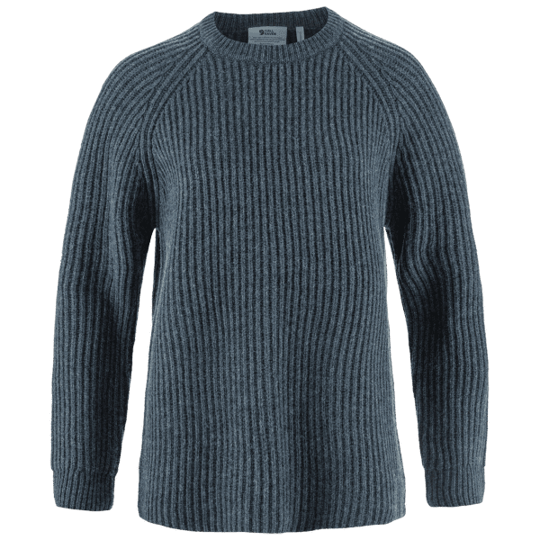 Sweter Fjällräven Övik Rib Sweater Women Navy