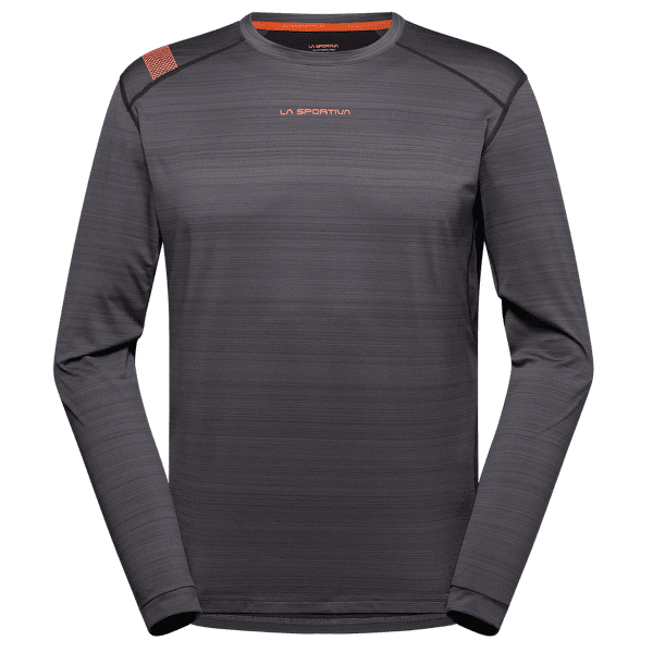 Koszulka z długim rękawem La Sportiva TOUR LONG SLEEVE Men Carbon/Cherry Tomato