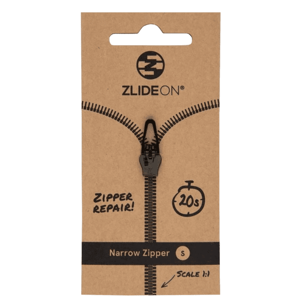 Zamek błyskawiczny ZlideON Repair slider for narrow zipper Black