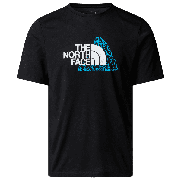 Koszulka z krótkim rękawem The North Face MOUNTAIN FOUNDATION SS TEE-GRAPHIC Men TNF BLACK
