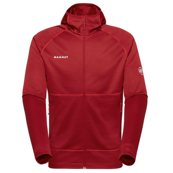 Bluza Mammut CRAG ML HOODED JACKET MEN 3818 dark mammut red