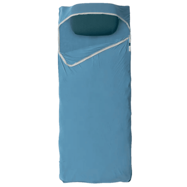Wkładka do śpiwora Sea to Summit Breeze Lightweight Liner - Rectangular w/ Pillow Sleeve Cendre Blue
