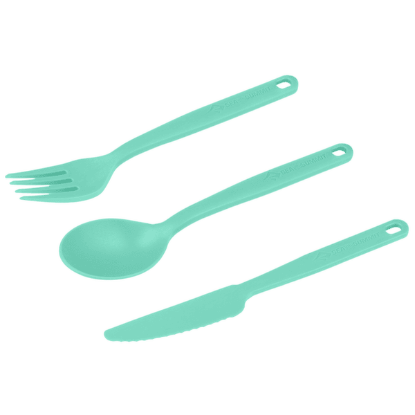 Zestaw Sea to Summit Camp Cutlery Set 3 Piece Cabbage