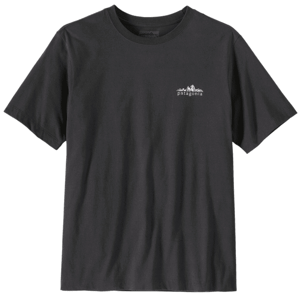 Koszulka z krótkim rękawem Patagonia FITZ ROY FOOTHILLS T-SHIRT Men Ink Black