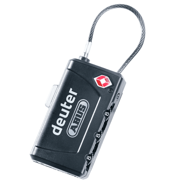 Zamek deuter TSA Cable Lock Black