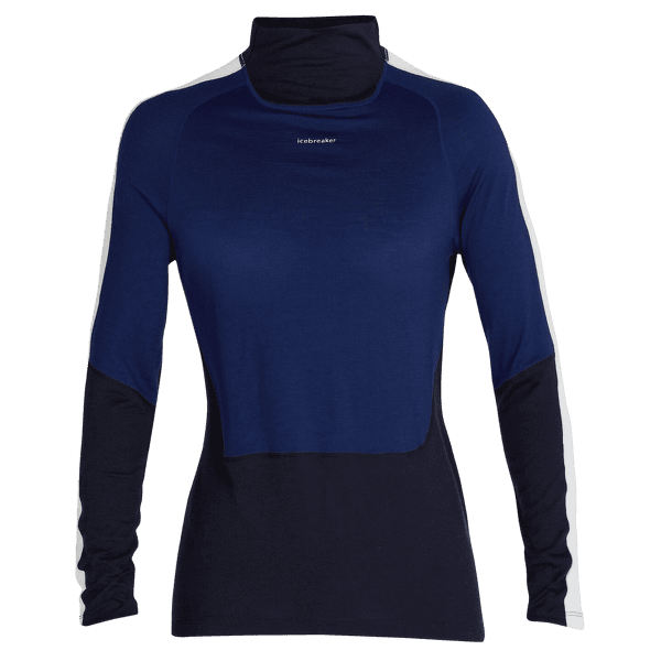 Koszulka z długim rękawem Icebreaker Sonebula LS High Neck 200 Women MID NVY/ROYAL NVY/SNOW/CB