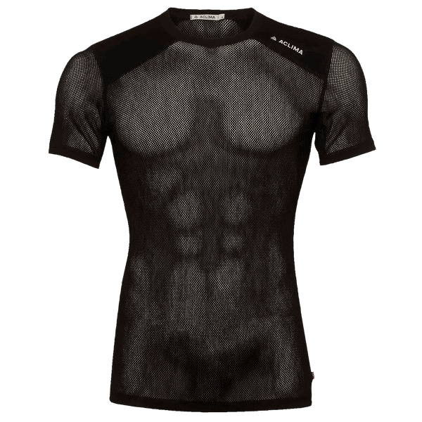 Koszulka z krótkim rękawem Aclima WoolNet Light T-Shirt Men Jet Black