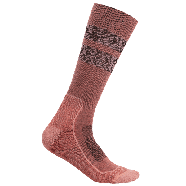 Skarpety Icebreaker Hike+ Light Crew Natural Summit Women TANG/GLOW/BLACK