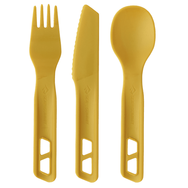 Sztućce Sea to Summit Passage Cutlery Set - [3 Piece] Arrowwood Yellow