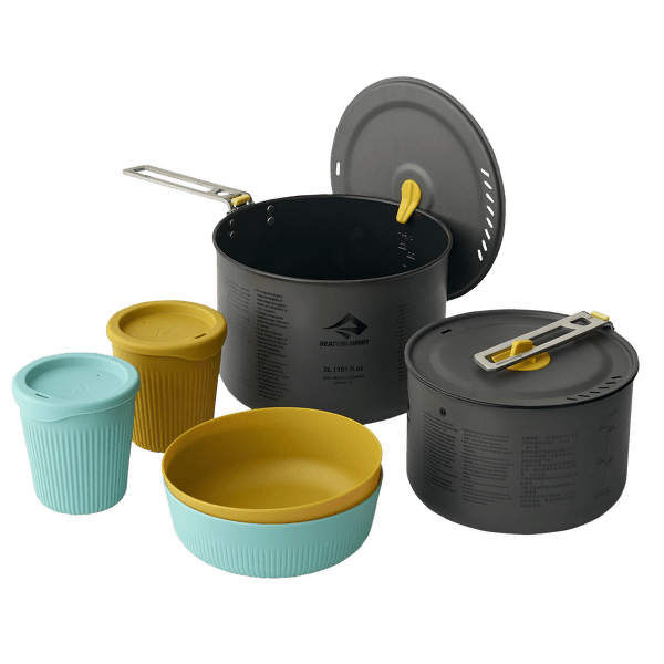 Naczynia Sea to Summit Frontier UL Two Pot Cook Set - [2P] [6 Piece]