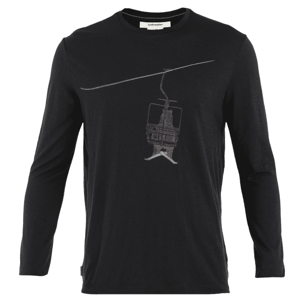 Koszulka z długim rękawem Icebreaker Merino 150 Tech Lite LS Tee Bear Lift Men Black