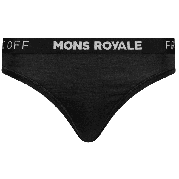 Majtki Mons Royale Stratos Merino Thong Black