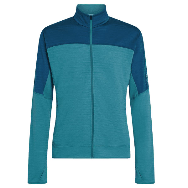 Bluza Icebreaker Merino Blend 300 RealFleece™ Descender LS Zip Men TOPAZ/ATLANTIS/CB