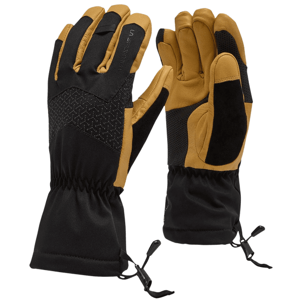 Rękawice La Sportiva ALPINE GUIDE LEATHER GLOVES Black/Cedar